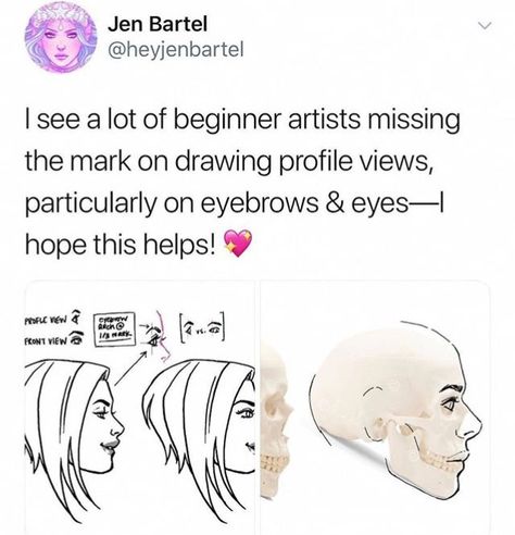 Anatomy Angles, Aviva Star, Eyes Anatomy, Jaw Lines, Improve Art, Art Advice, Profile View, Art Things, Anatomy Reference