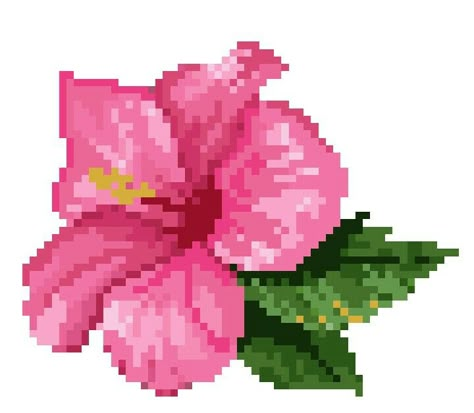 Cute Desktop Icons Png, Pixel Hibiscus, Flower Green Screen, Pixel Flower, 블로그 디자인, Pfp Profile, Pix Art, Iphone App Design, Pixel Art Design