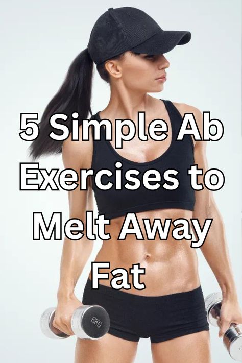 Struggling to shed that stubborn belly fat? Our 5 simple ab exercises will help you burn belly fat and achieve your weight loss goals. Save this pin for a quick, effective workout routine! Getting A Flat Stomach, Exercises For A Flat Stomach, Fitness Youtubers, Belly Flab, Belly Fat Burner Workout, Blast Belly Fat, Mini Workouts, Workout Meal Plan, Melt Belly Fat