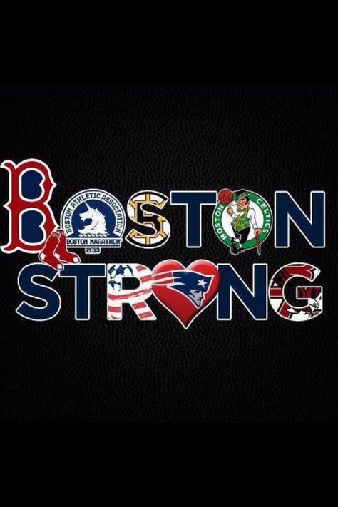 Boston Strong - Boston sports teams Red Sox Game, Red Sox Nation, England Sports, Go Pats, Red Socks Fan, Red Sox Baseball, Patriots Fans, Boston Strong, Patriots Football