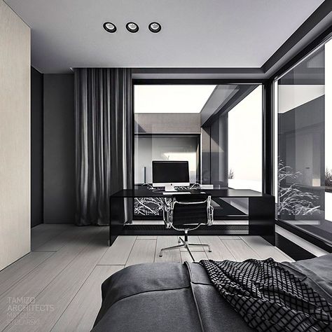 q-house interior design on Behance Tamizo Architects, White Wooden Floor, Interior Design Career, Japanese Interior Design, Minimalist House Design, 아파트 인테리어, Dark Interiors, Design Minimalista, Modern Interior Design