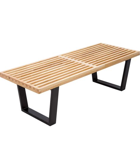 Nelson Bench George Nelson Bench, Nelson Bench, Platform Bench, Waiting Area, Bedroom Bench, Ray Eames, Get Yours Now, Wooden Chair, Furniture Manufacturers