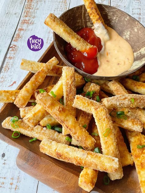 Tofu Fries, Fridge Staples, Soft Tofu, Meals Kids Love, Vegetarian Ideas, Crispy Fry, Crispy Tofu, Filipino Food, High Protein Low Carb