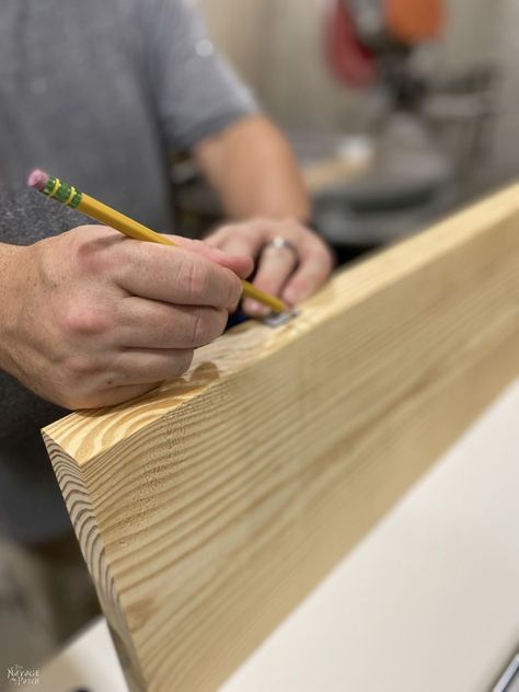 DIY Floating Shelves | DIY open kitchen shelving | How to install a floating shelf | Step by step floating shelf tutorial | How to make a floating shelf | A simple trick to install a floating shelf | The best stud finder | How to find studs | #TheNavagePatch #easydiy #DIY #kitchen #Farmhouse #tutorial #shelves #organization #homedecor #decorating | TheNavagePatch.com Floating Shelves With Black Brackets, Spacing Between Floating Shelves, Diy Long Shelf, Shelf Above Tv, Diy Wall Shelf, Butcher Block Shelves, Cozy Cubicle, Shelves Organization, Blob Mirror