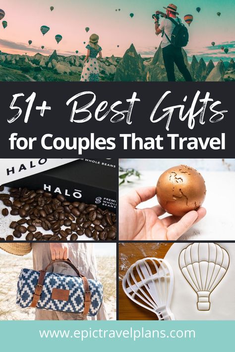 Couple Gift Basket Ideas, Outdoor Gift Ideas, Travel Gift Basket, Travel Bridal Showers, Travel Presents, Best Gifts For Couples, Couple Gifts Basket, Retreat Gifts, Travel Christmas Gifts