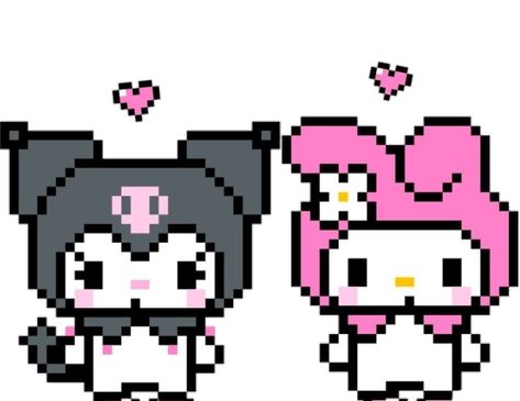 🌸sesshoumaru🌸 — Kuromi And My Melody 8bit 816 Kuromi And Melody, Sanrio Crafts, Baby Coloring Pages, Kuromi My Melody, Planner Icons, Hello Kit, Dreamcore Weirdcore, Hello Kitty Art, Cartoon Girl Drawing