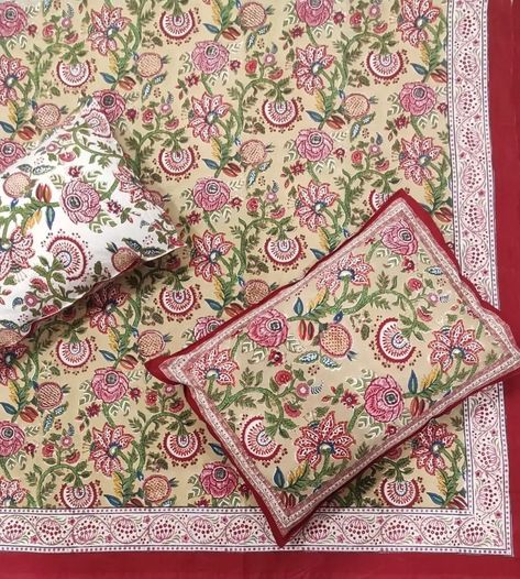 In stock 💫 Premium Hand Block Printed Bedsheets. Size :- 90/108 DM to buy 💟 #bedsheets #jaipuriprint #anokhijaipur #anokhiprints #bestfromjaipur #handcrafted #handblockprinted #handknit #instagood #saree #jaipuribedsheets #bedroomdecor #bedlinen #handblock #sanganeriprint #printedfabric #shopnow #bestoftheday Printed Bedsheets, Double Bed Sheets, Summer Bedding, Flat Bed, Awesome Bedrooms, Cotton Blankets, Bed Blanket, Cotton Bedding, Bed Throws