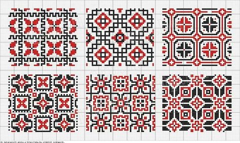 Palestinian Cross Stitch | All Over designs definitely look like the beautiful tile patterns found in the region. Cross Stitch Border Pattern, Stitch Book, Cross Stitch Borders, Crochet Tapestry, Crochet Cross, Cross Stitch Patterns Free, English Paper Piecing, Knitting Charts, Leaded Glass