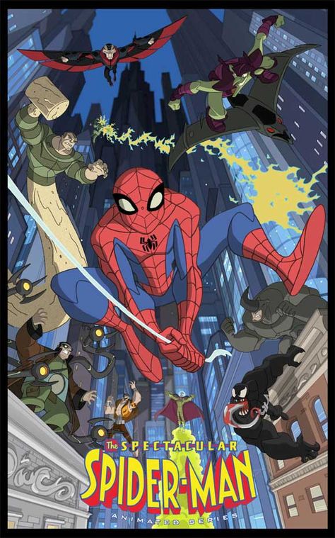 The Spectacular Spider-Man Spider Man Animated Series, Spiderman Outfit, All Spiderman, Spiderman Cartoon, Marvel Cartoons, Steve Ditko, Spectacular Spider Man, Marvel Spiderman Art, Man Wallpaper