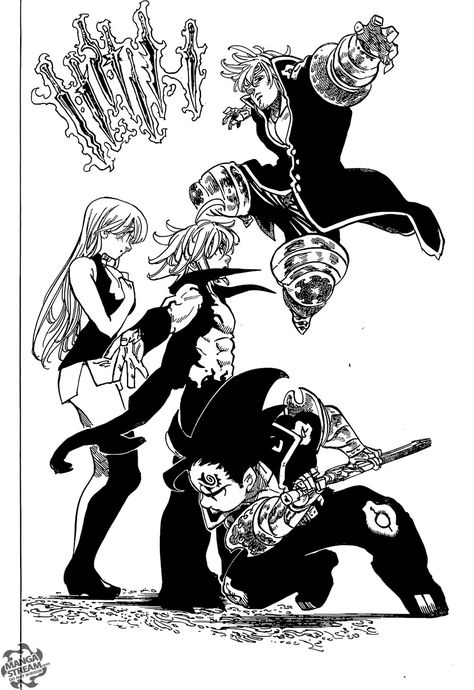 Capital Sins, Meliodas And Elizabeth, Comic Book Template, 7 Sins, Seven Deady Sins, Seven Deadly Sins Anime, 7 Deadly Sins, Vampire Knight, Manga Pages