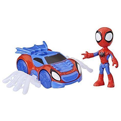 Limited-time deal for Prime Members: Spidey and His Amazing Friends Spidey Web Crawler Toy, 4-Inch Scale Spidey Action Figure and Vehicle Included, Marvel Preschool Super Hero Toys Spidey And His Amazing Friends, Toy Playsets, Superhero Toys, Toy Playset, Marvel Toys, Spider Man 2, Amazing Friends, Ms Marvel, Let The Fun Begin