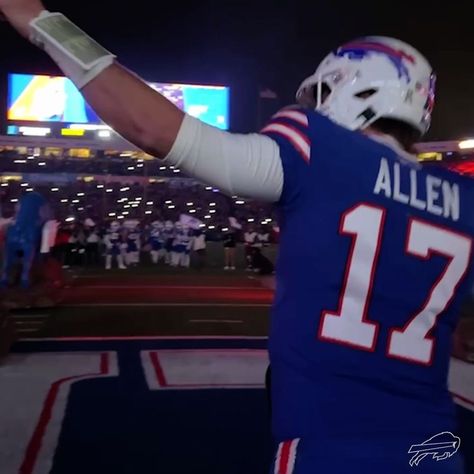 5.8K views · 1K reactions | Josh Allen Enters Field For Monday Night Football | pov you're running out with Josh Allen for Monday Night Football. 🤩 #DENvsBUF | #BillsMafia | By Buffalo Bills | Facebook Josh Allen Aesthetic, Josh Allen Wallpaper, Josh Allen Buffalo Bills, Bills Mafia, Rochester Institute Of Technology, Bills Football, Josh Allen, Monday Night Football, Watch Football