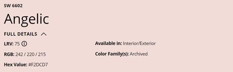 This one has an LRV of 75, so what you’re getting is a bright pastel pink in your space that’s so feminine yet strong enough to dominate in your space. While this color can work in a small space, we recommend choosing it for a room with plenty of natural light for that classic pink pastel touch. Sherwin Williams Angelic, Sherwin Williams Pink Paint Colors, Sherwin Williams Pink, Colors Trend 2023, Pink Paint Colors, Trending Paint Colors, Trend 2023, Best Paint Colors, Bright Pastels