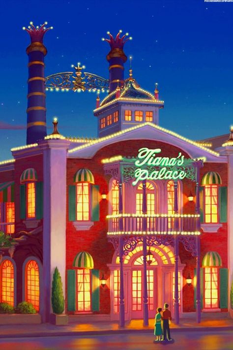 *TIANA's PALACE ~ The Princess and the Frog, 2009 Disney Phone Backgrounds, Dunia Disney, Tiana Disney, Princesa Tiana, Frog Wallpaper, Images Disney, Wallpaper Disney, Disney Background, Princess Wallpaper