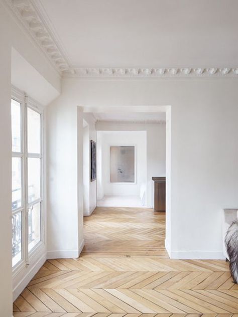 parquet Archives - reSAWN TIMBER co. Interior Design Minimalist, Empty Room, White Room, Wood Flooring, Minimalist Decor, Wooden Flooring, Large Windows, 인테리어 디자인, Minimalist Home