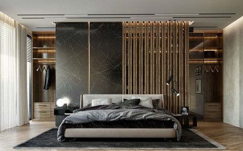 Bedroom Concept, Photoshop Rendering, Luxury Bedroom Master, Bedroom Bed Design, Modern Bedroom Design, Home Room Design, Modern Room, Apartment Interior, Luxurious Bedrooms