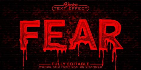 Horror Title Ideas, Fear Typography, Canva Pubmats, Ghost Typography, Horror Typography, Cinematic Title, Horror Logo, Scary Text, Blood Font