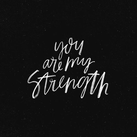 You are my Strength. He is faithful and His joy is our strength. Today, I want to dedicate this art to a friend of mine who just needs to hear this encouragement. Wherever you are, I'm praying for you. He hasn't deserted you, He hasn't forgotten you, and nothing in your past can disqualify you from His love. When you're weak, then He is strong. The most perfect place to be is safe within the arms of the Father. You Are My Strength Quotes, You Are My Strength, He Is Faithful, Strength Tattoo, Snap Snapchat, Dear Self Quotes, Someone Like Me, My Strength, Dear Self