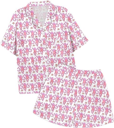 Girls Kids Pajamas Set Animals Floral Print Short Sleeve Button Shirt and Shorts 2 Piece Pjs Set Roller Dupes Rabbit Preppy : Amazon.ca: Clothing, Shoes & Accessories