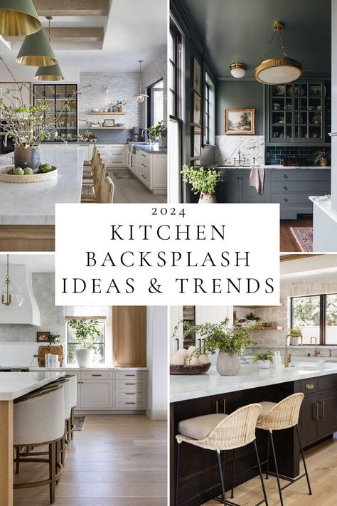 Beautiful Kitchen Backsplash Ideas for Every Style & Budget Kitchen Bar Backsplash, Kitchen With Two Different Backsplash, Modern Coastal Kitchen Backsplash Ideas, Kitchens With Beadboard Backsplash, Mixed Backsplash Kitchen, Modern Farmhouse Kitchen Backsplash Ideas, Transitional Kitchen Backsplash Ideas, Back Splash Patterns For Kitchen 2024, Modern Coastal Kitchen Backsplash