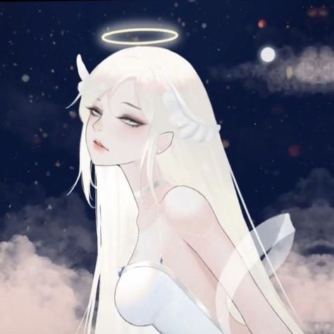 Profile Icons Aesthetic, Blonde Angel, Aesthetic Blonde, Halo, Blonde, Angel, Music, Anime