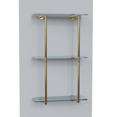 Bistro Shelving - Designs of Distinction Beautiful Kitchens White, Bistro Shelf, Brass Kitchen Accessories, Bistro Shelving, Steel Shelving Unit, Wire Shelving Units, Steel Shelving, Shelving Design, Brass Kitchen