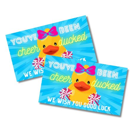 PRICES MAY VARY. 50 TOTAL CARDS printed on a 2x3.5” inches business sized card. 14 pt. matte card stock paper! Cruising Ducks Cards Tags 4th of July Design is white card with american flag and yellow duck! We love to see your cruising ducks! Leave pictures with your review! WHAT YOU'RE BUYING:  This listing product includes physical printed tags. Size is 2 x 3.5" inches each business card sized tag is printed on a thick premium 14 pt. matte card stock paper. This tag is printed front only with a Football Locker Decorations, Cheer Games, Competition Cheer, Cheer Competition, Car Game, Locker Decorations, Lucky Duck, Competitive Cheer, Cheer Gifts