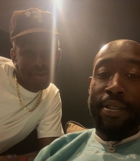 TYLER THE CREATOR x FREDDIE GIBBS Freddie Gibbs, Rap Wallpaper, Rap Aesthetic, Cute Rappers, On Live, Hip Hop Artists, Tyler The Creator, Music Love, Kanye West