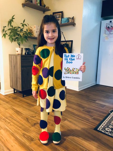 Put Me In The Zoo Costume, Teacher Book Character Costumes, Dr. Seuss Costumes, Kids Book Character Costumes, Seuss Costumes, Dr Seuss Costumes, Book Characters Dress Up, Character Day, Dr. Seuss Book