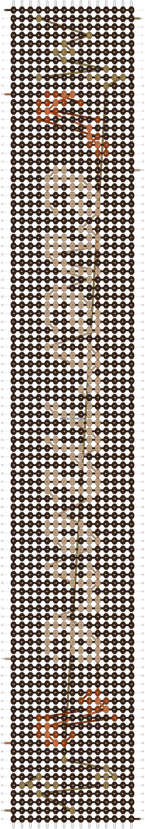 Alpha pattern #152575 | BraceletBook Alpha Patterns, Friendship Bracelet Patterns, Bracelet Patterns, Friendship Bracelets, Taylor Swift, Jewelry Bracelets, Pattern