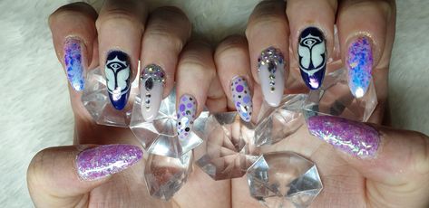 Tomorrowland Nails, Fancy Nails, Nail Designs, Nail Art, Nails, Beauty, Quick Saves, Art, Nail Arts