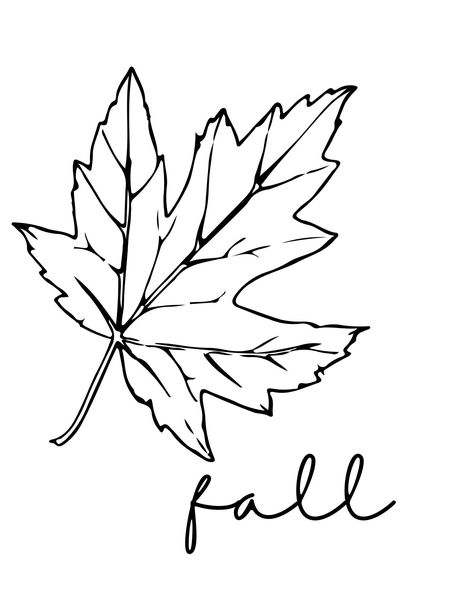 The perfect touch for your fall decor!  Once you've printed this digital download, you can use it however you want. So many possibilities!  **NOTE: This is a DIGITAL DOWNLOAD** Diy Styrofoam Crafts, Leaf Printable, Styrofoam Crafts, Art Leaves, Abstract Art Painting Techniques, Silhouette Images, Fall Watercolor, Fall Leaf, Crafty Craft