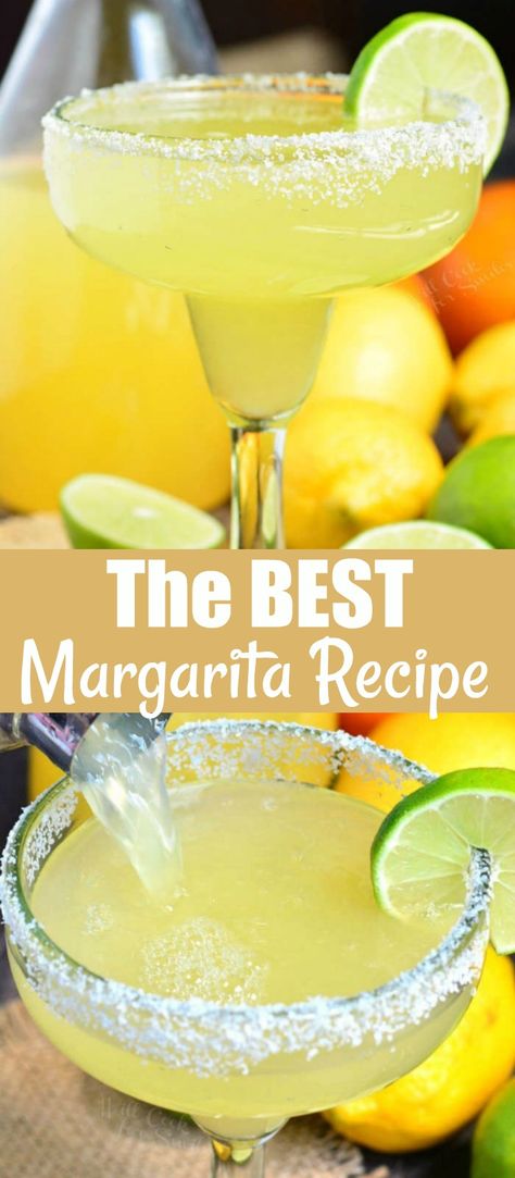 Margherita Drink Cocktails, Homemade Sour Mix For Margaritas, Authentic Mexican Margaritas, Margarita Recipes Sweet, Chilli Margarita Recipe, Good Margarita Recipe, Marguerita Drink Recipe, Basic Margarita Recipe, Magrita Drinks