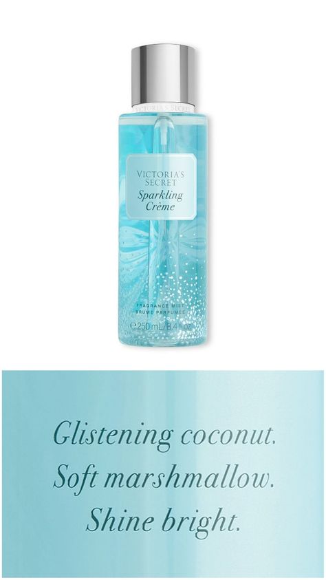 Victoria's Secret Sparkling Crème Notes Highly Spirited Collection 2023 Body Mist Victoria Secret Body Spray, Victoria's Secret Perfume, Victoria Secret Body, Perfume Lover, Fragrance Mist, Body Mist, Body Spray, Shine Bright, Victoria Secret