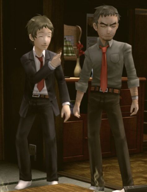 Yosuke Hanamura Gif, Dojima X Adachi, Persona 4 Icons, Adachi Tohru, Tohru Adachi, Yosuke Hanamura, Yu Narukami, Monkey Pictures, Persona 3