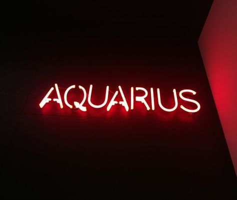 aquarius red neon sign Aquarius Core Aesthetic, Neon Red Phone Icon, Scorpio Images, Aquarius Images, Red Neon Sign, February Wallpaper, Aquarius Aesthetic, Aquarius Art, Red Quotes