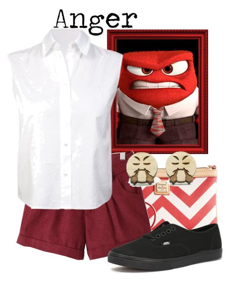 Inside Out Halloween, Inside Out Anger, Outfit Ideas Comfy, Multi Color Shoes, White Button Up Shirt, Character Inspired Outfits, Inside Out 2, Color Shoes, Disney Favorites