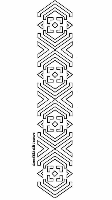 Geometrical Motifs, Arte Art Deco, Pattern Svg, Geometric Pattern Art, Stood Up, Stencil Patterns, Embroidery Motifs, Embroidery Designs Fashion, Hand Embroidery Design Patterns