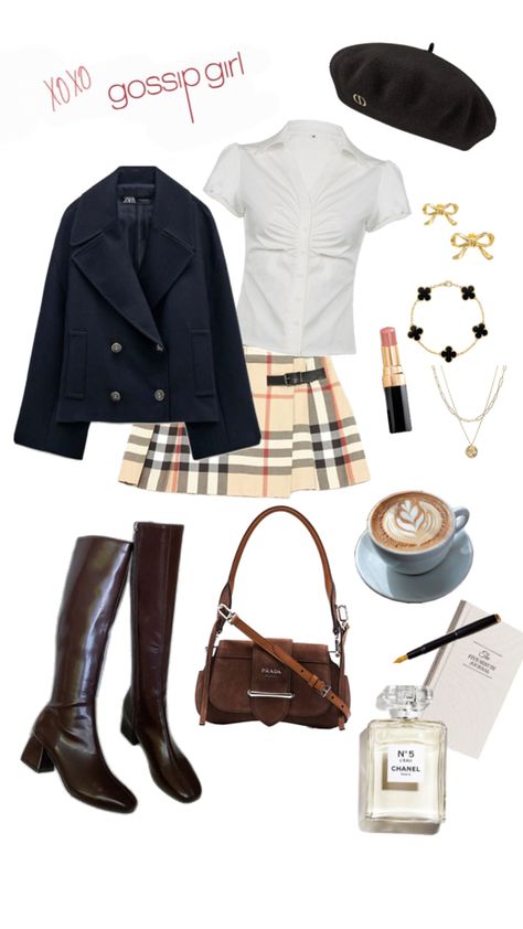 Elegant,#schooloutfit,gossip girl,blair,#blairwaldorf Gossip Girl Fashion Outfits, Gossip Girl Outfits Inspiration, Gossip Girl Outfits Blair, Blair Waldorf Outfits, Blair Waldorf Style, Gossip Girl Blair, Chill Style, Gossip Girl Outfits, Classy Fits