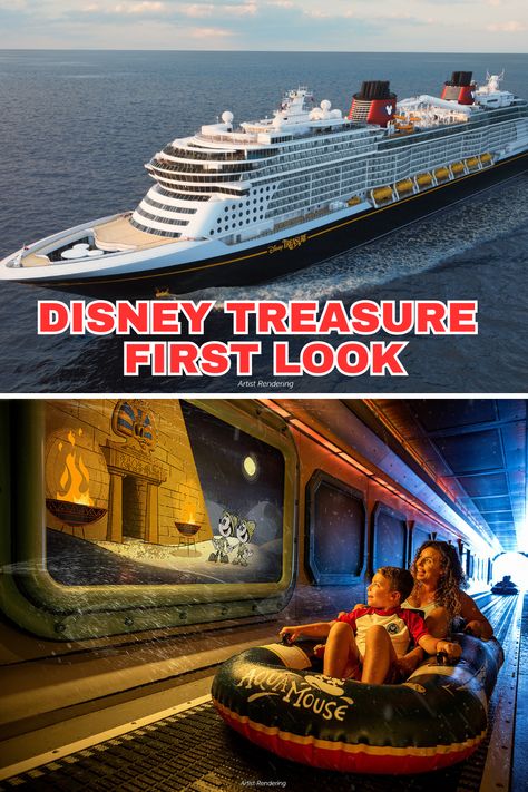 🚢✨ Discover the Magic Aboard the New Disney Ship - Disney Treasure! ✨🚢 Get ready for an enchanting voyage like never before! The new Disney ship, Disney Treasure, is setting sail on December 21, 2024, and it's a treasure trove of captivating stories and unforgettable experiences. From themed dining to immersive entertainment, this ship promises Disney magic around every corner. Disney Magic Cruise Ship 2023, Disney Treasure Cruise Ship, Lego Cruise Ship, Disney Magic Cruise Ship, Disney Treasure, Disney Cruise Fantasy Secrets, Disney Cruises, Disney Fantasy Cruise, Birthday Cruise