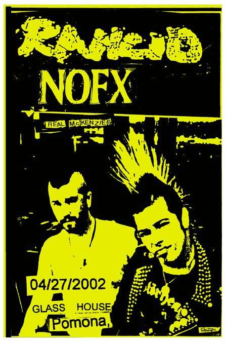 rancid and NOFX Nofx Poster, Punk Rock Album Covers, Rancid Album Cover, Post Punk Music, Punk Album Covers, Punk Rock Art, Punk Flyers 80s, Poster Punk, Punk Memes Funny