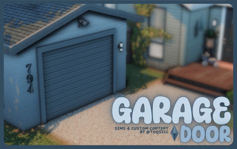 Garage Door - Sims 4 Custom Content Sims 4 Garage Door Cc, Sims 4 Garage Cc, Sims 4 Garage, Sims Finds, Cc Sims4, Loading Screen, Free Sims 4, Sims 4 Mm Cc, Sims 4 Cc Folder