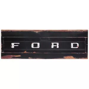 Ford Tailgate Metal Wall Decor Ford Nursery Theme, Automotive House Decor, Vintage Car Room Decor, Motorcycle Home Decor, Vintage Garage Decor, Garage Theme Bedroom, Vintage Car Room, Ford Decor, Mustang Decor