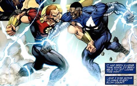 10 Physically Strongest Marvel Characters - Adam Brashear – AKA Blue Marvel Adam Brashear, Black Marvel Characters, Blue Marvel, Black Comics, Marvel Comic Universe, Black Characters, Marvel Comics Art, Marvel Vs, Space Opera