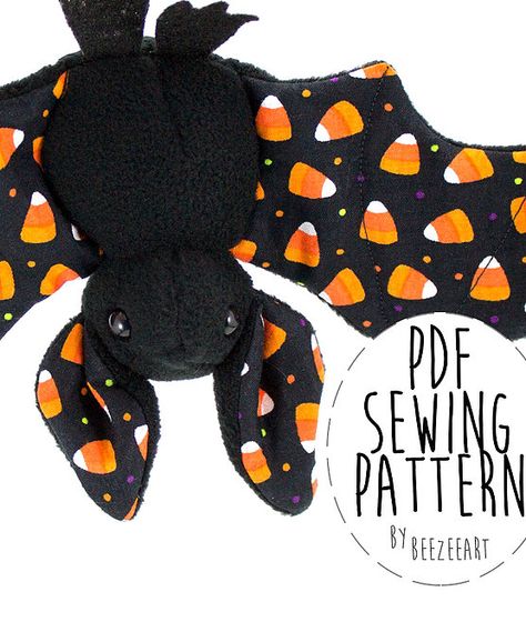 Bat Pdf Sewing Pattern, Bat Plush Pattern Beezeeart, Bat Stuffed Animal Pattern Free, Bat Plush Pattern Free, Bat Sewing Pattern Free, Bat Plushie Pattern Free, Diy Bat Wings, Bat Plush Pattern, Bat Sewing Pattern