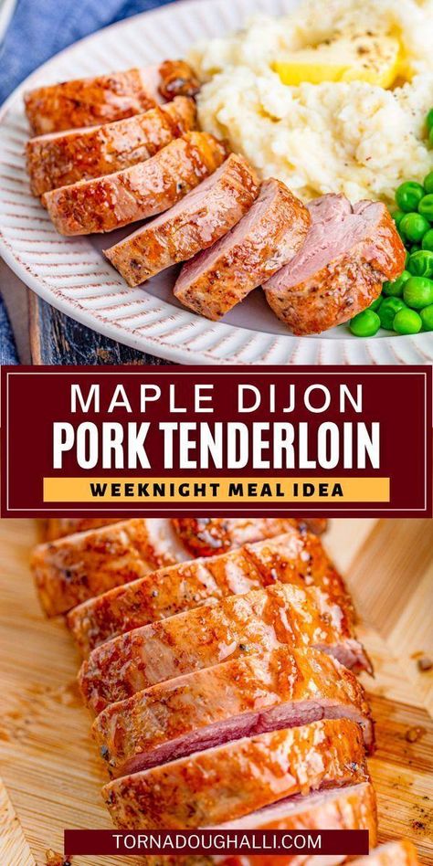 Dijon Pork Tenderloin, Leftover Pork Tenderloin, Smoked Pork Tenderloin, Mustard Pork Tenderloin, Pork Tenderloin Recipe, Sweet Pork, Leftover Pork, Tenderloin Recipe, Tenderloin Recipes