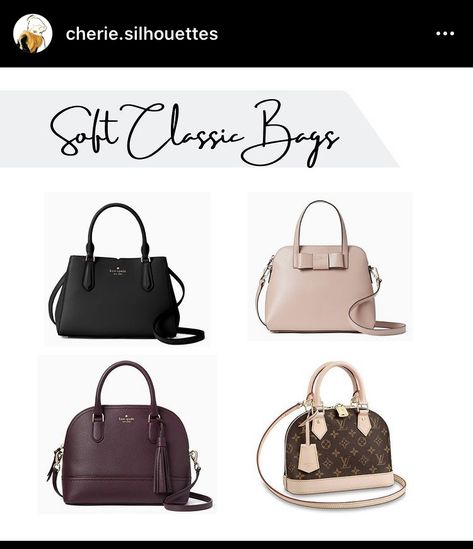 Soft Classic Kibbe, Classic Kibbe, Parisienne Style, Style Analysis, Classic Purse, Dramatic Classic, Timeless Outfits, Classic Style Outfits, Classic Accessories