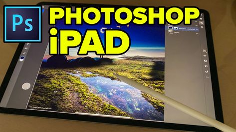 Photoshop For Ipad, Photoshop On Ipad, Photoshop Ipad, Lightroom Tips, Adobe Tutorials, Ipad Tutorials, How To Use Photoshop, Photo Shop, Photoshop Tutorial