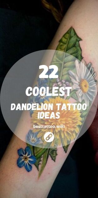 Embark on a journey of self-expression with our collection of 22 unique dandelion tattoo inspirations for 2024. From simple and elegant designs to intricate masterpieces, our tattoos offer a glimpse into the beauty of nature. Whether you prefer a small and delicate design or a larger-than-life statement piece, our collection has something for everyone. Explore the timeless allure of dandelion tattoos and let your skin bloom with our captivating designs. Colorful Dandelion Tattoo, Yellow Ink Tattoos, Dandelion Tattoo Ideas, Watercolor Dandelion Tattoo, Dandelion Tattoo Meaning, Dandelion Tattoos, Lilo And Stitch Tattoo, Dandelion Tattoo Design, Blowing Dandelion