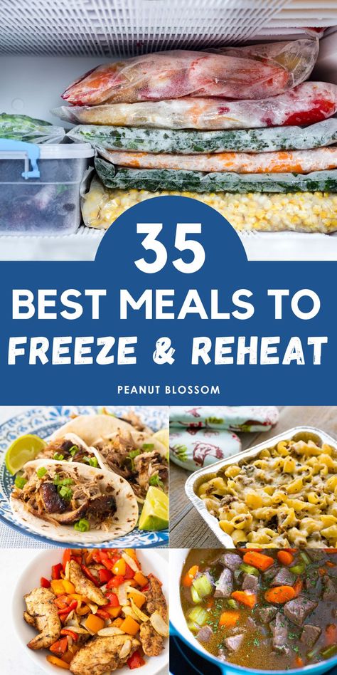 Pre Cooked Frozen Meals, Pioneer Woman Make Ahead Meals, Frozen Meal Train Ideas, Freezer Meals To Reheat In Microwave, Easy Meals To Reheat In Microwave, Freezer Meals For Grandparents, Cook From Frozen Meals, Taste Of Home Freezer Meals, Frozen Ready To Eat Meals